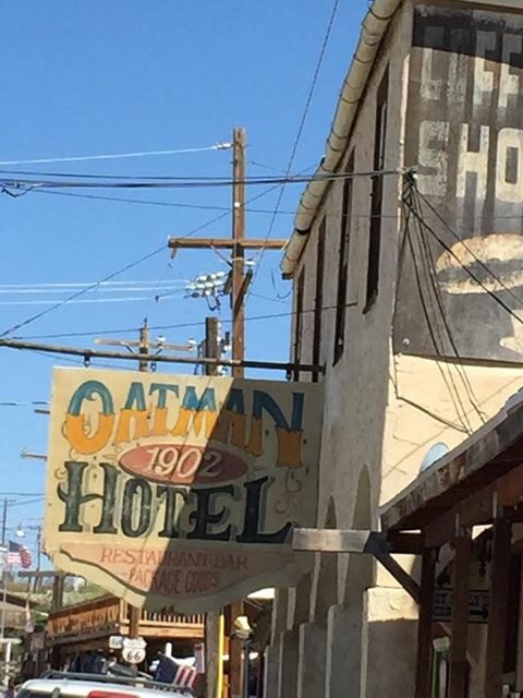 Route 66, Oatman o Santa Barbara. 2 juli 2015.